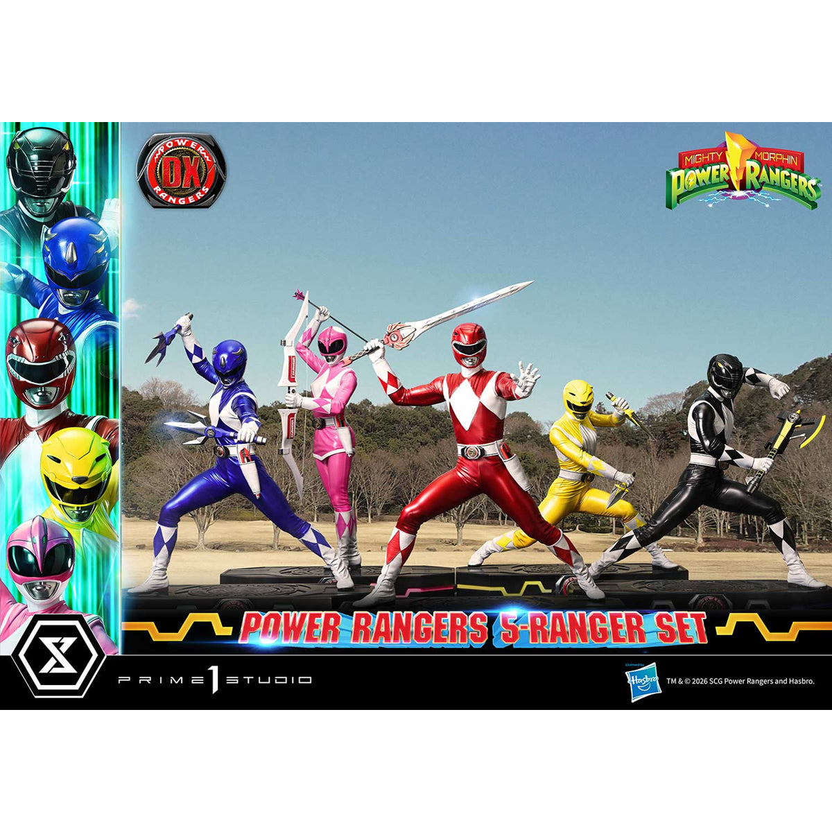 Premium Masterline Mighty Morphin Power Rangers: Power Rangers 5-Ranger Set