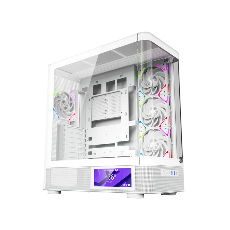 XYZ Quantum Pro ATX Curved Glass Panoramic PC Case 