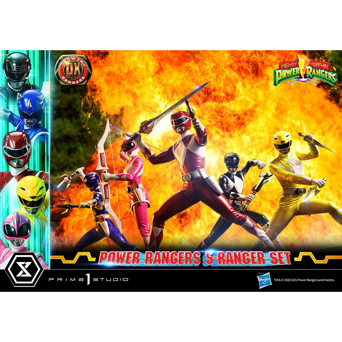 Premium Masterline Mighty Morphin Power Rangers: Power Rangers 5-Ranger Set