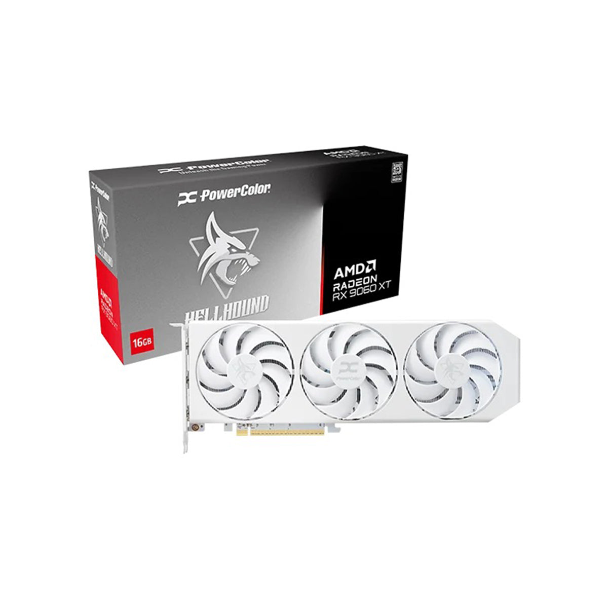 PowerColor Hellhound AMD Radeon RX 9060 XT 16GB GDDR6 Graphics Card