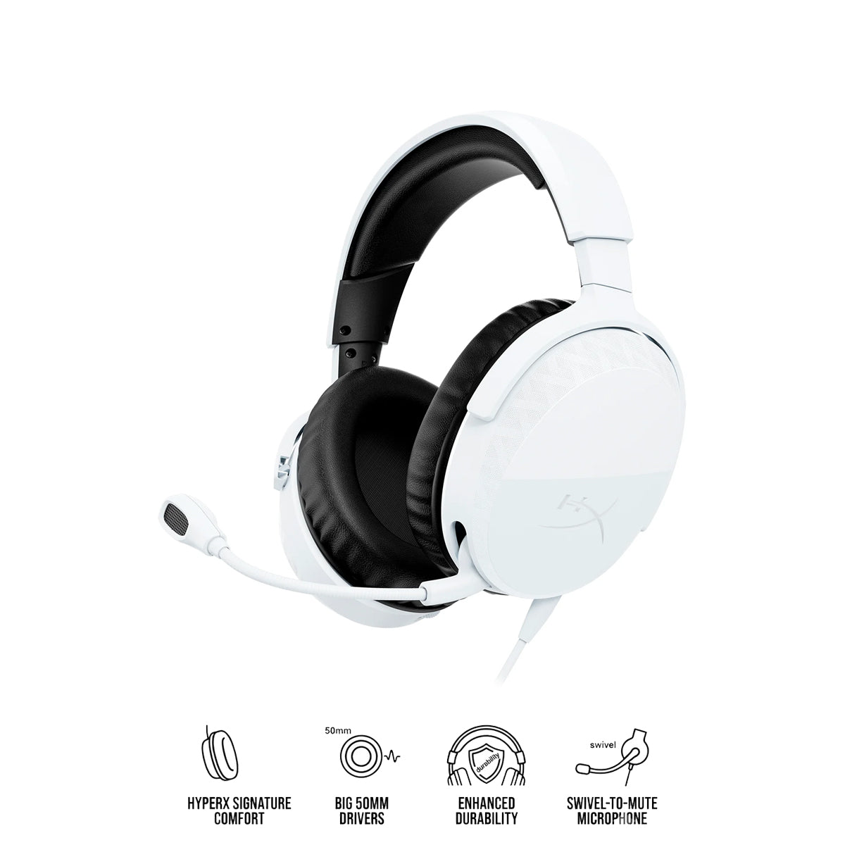 HyperX Cloud Stinger 3 Wired Gaming Headset for PlayStation (White)