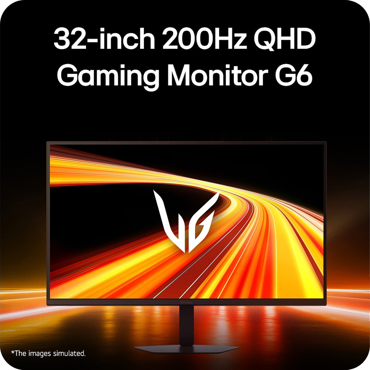 LG UltraGear G6 32G620B-B 32" QHD (2560x1440) 200Hz IPS Gaming Monitor