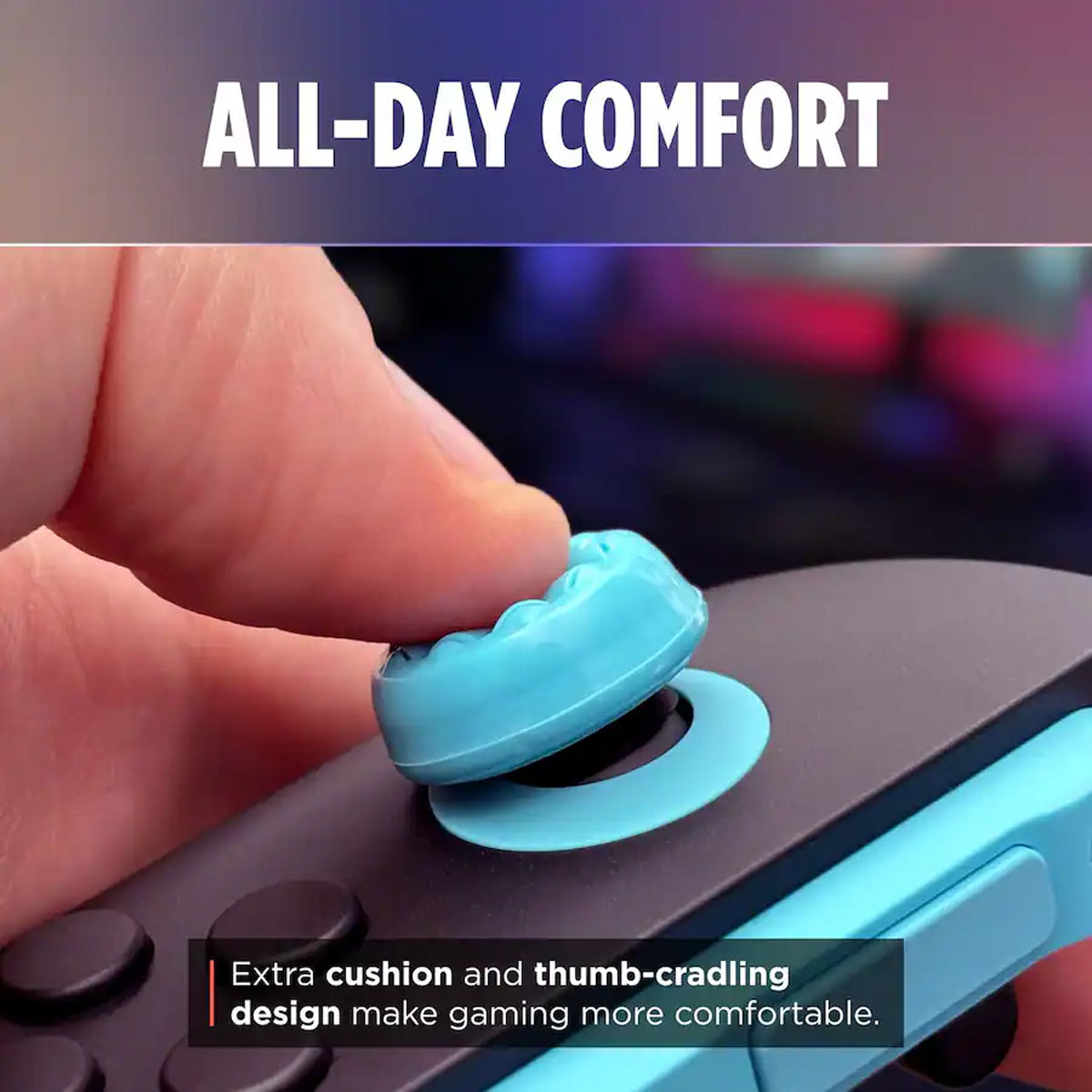 SteelSeries Kontrolfreek No-Slip Thumb Grips Red/Blue Galaxy Edition f