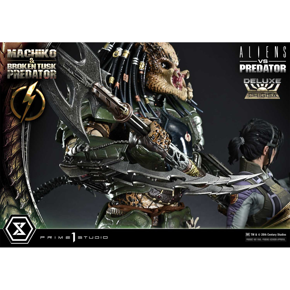 Ultimate Premium Masterline Aliens vs. Predator Machiko & Broken Tusk