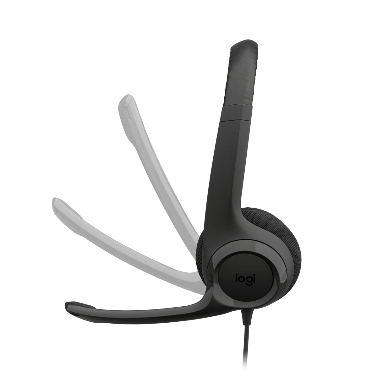 Logitech H390 USB-C Computer Headset (Midnight Black) (981-001577)
