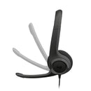 Logitech H390 USB-C Computer Headset (Midnight Black) (981-001577)