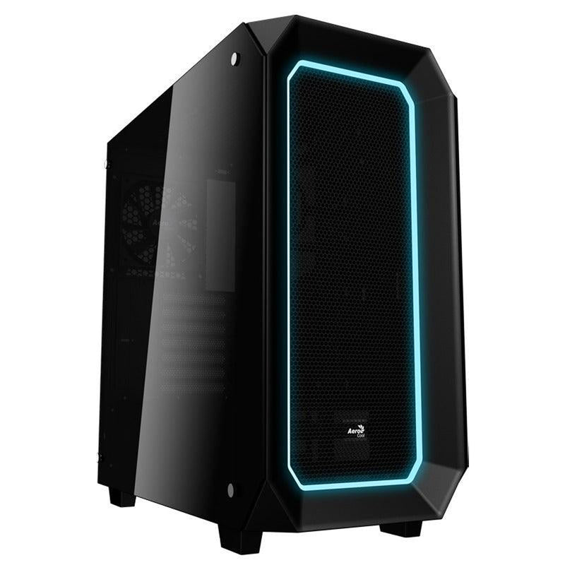 Aerocool P7-C0 Dual Tempered Glass RGB Mid-Tower Case (Black)