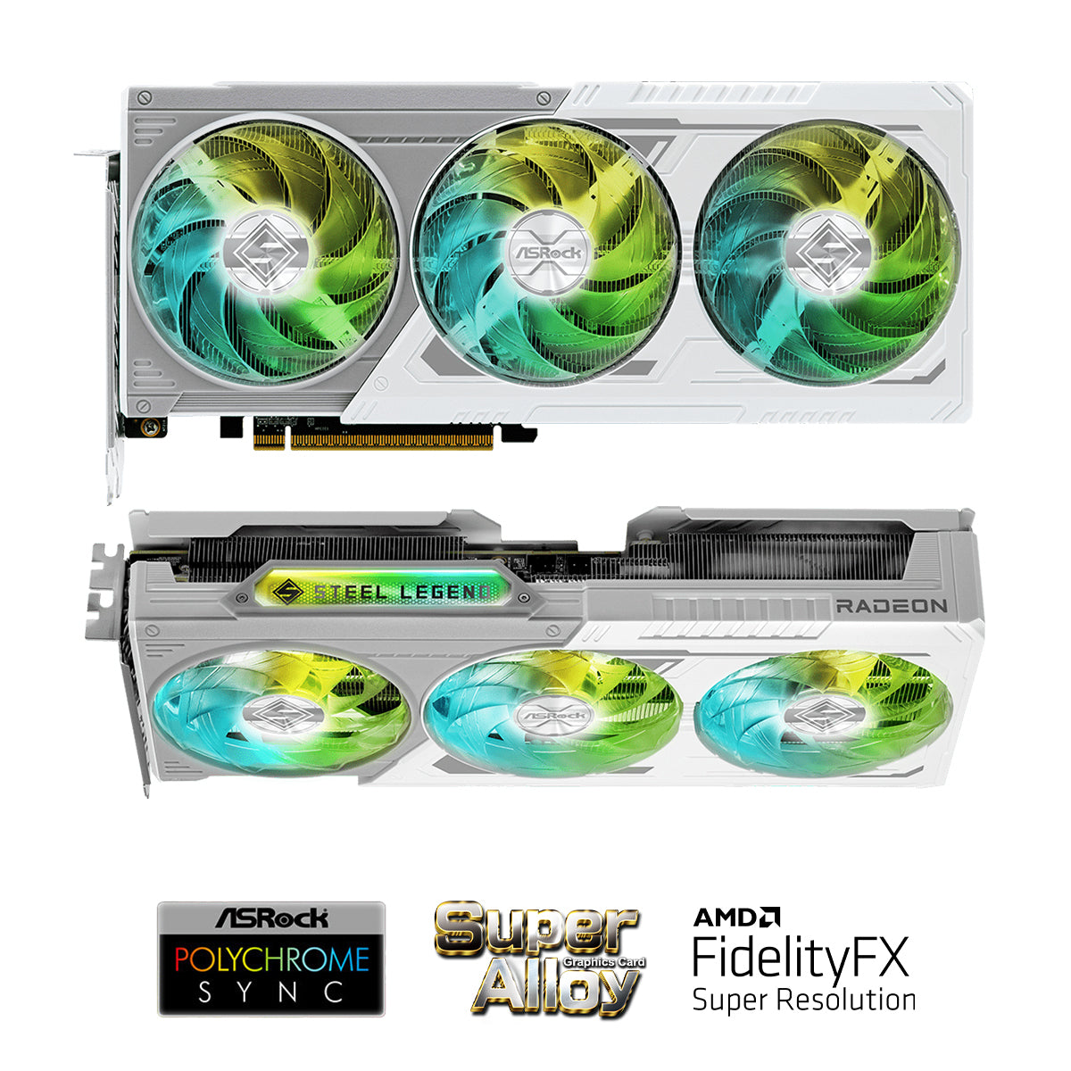 ASRock AMD Radeon RX 9060 XT Steel Legend