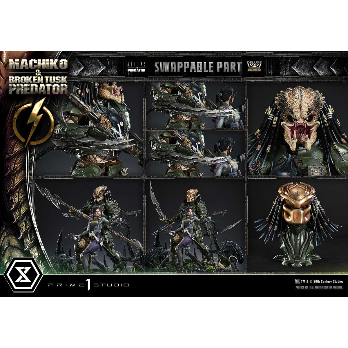 Ultimate Premium Masterline Aliens vs. Predator Machiko & Broken Tusk