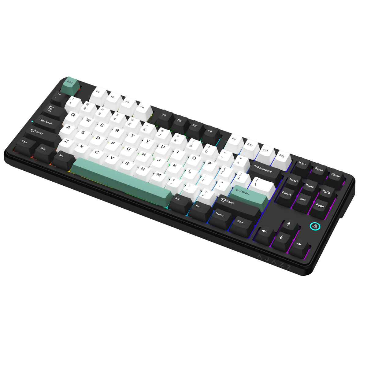 Ajazz AK870 V2 RGB Tri-Mode 87-Keys TKL Gasket-mounted Hot Swappable Mechanical Keyboard