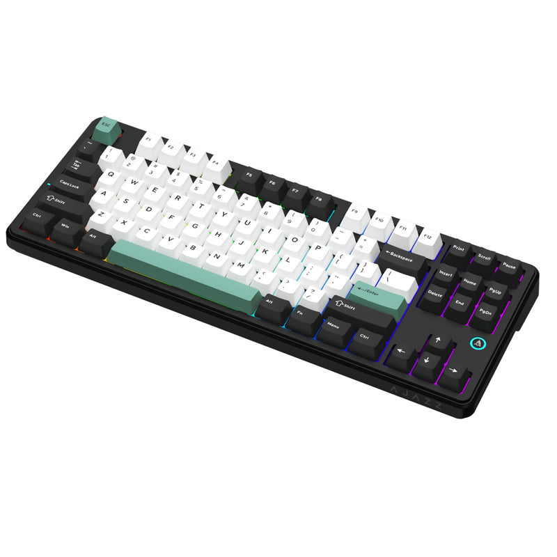 Ajazz AK870 V2 RGB Tri-Mode 87-Keys TKL Gasket-mounted Hot Swappable Mechanical Keyboard