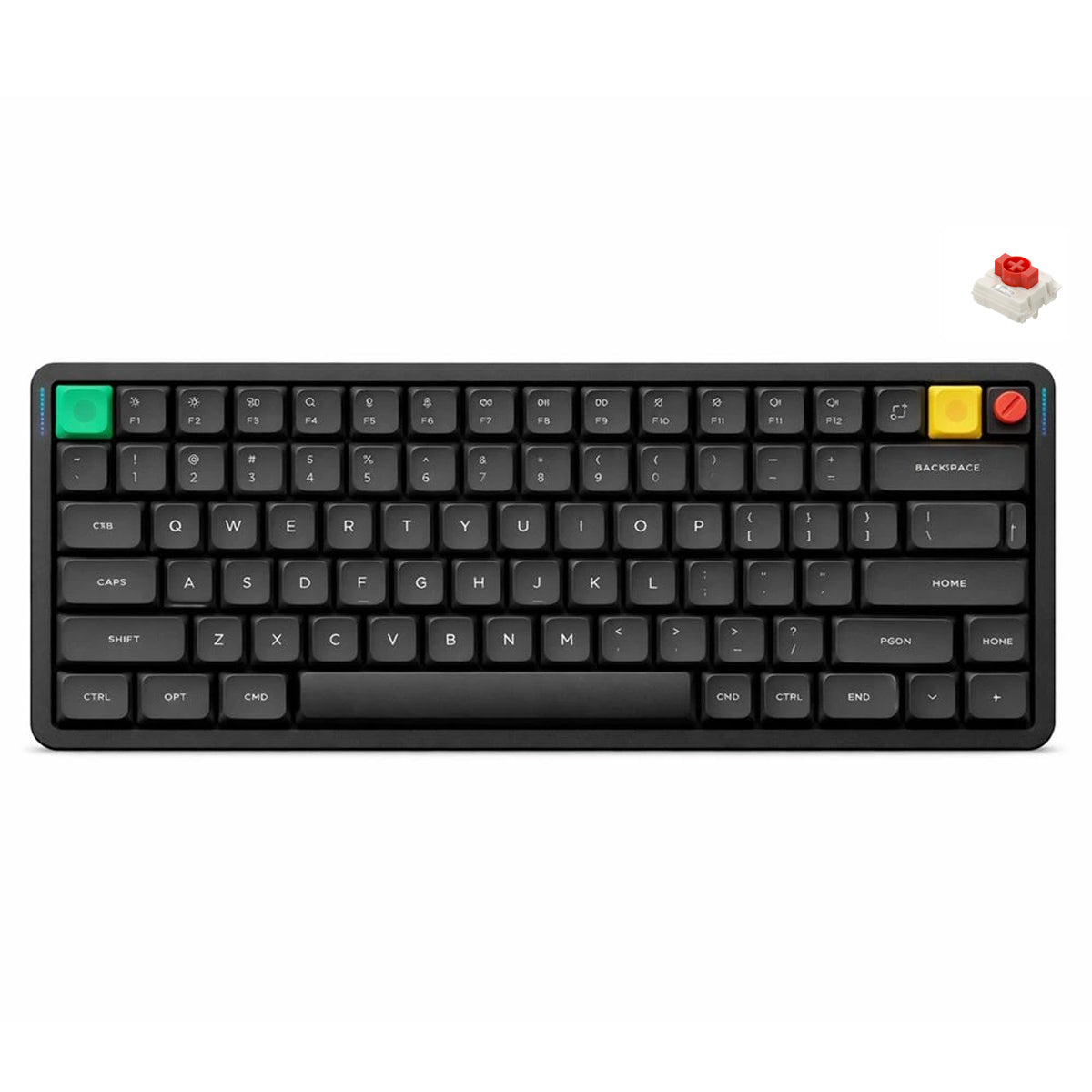 NuPhy Air75 V3 RGB Hot-Swappable 84-Key Wireless Mechanical Keyboard (Nebula Dark) (Blush Nano Switch, Red Nano Switch)