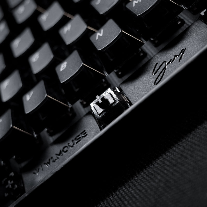 Mouse YING75 Carbon Fiber Keyboard Nightfall Switch (Custom Gateron)