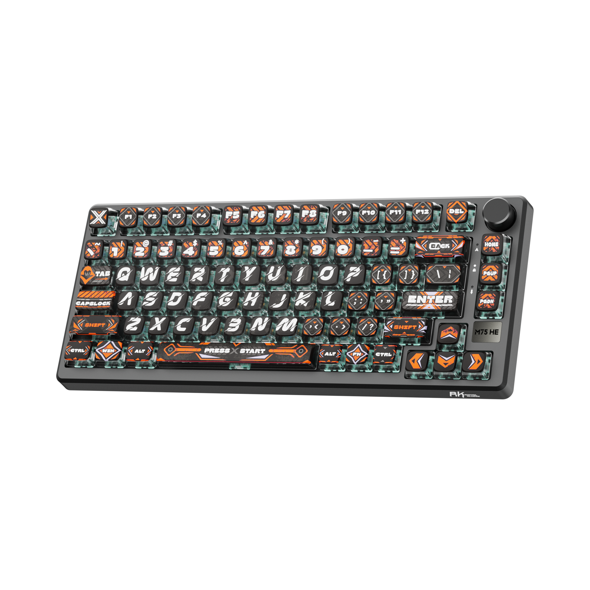 Royal Kludge RK-M75 HE Single-Mode RGB 81 Keys Hot-Swappable Mechanical Keyboard Hephaestus
