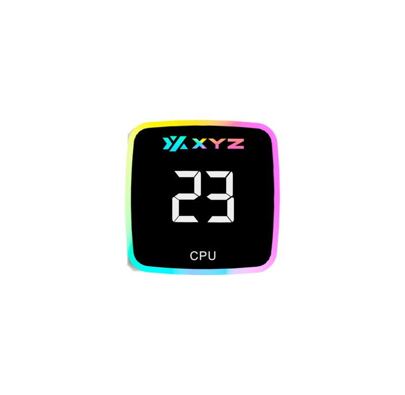 XYZ AquaPulse AIO 360 ARGB Liquid Cooler with Temperature Display