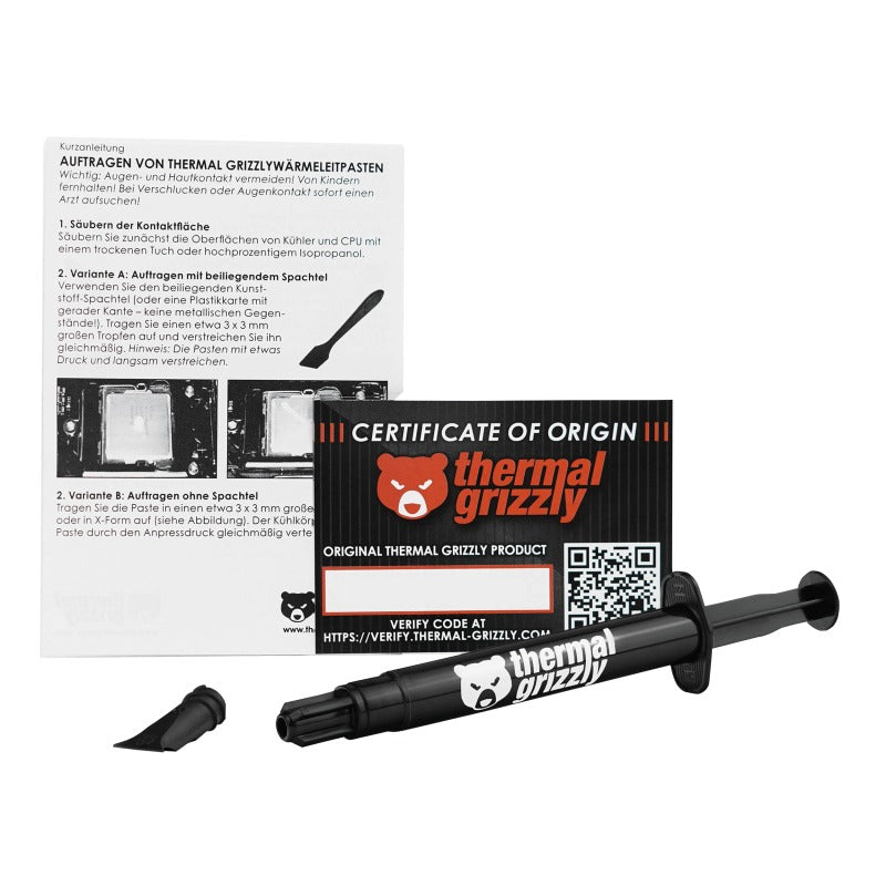 Thermal Grizzly Aeronaut 1.5 mL / 3.9g Top Performance Thermal Paste (TG-A-015-R)