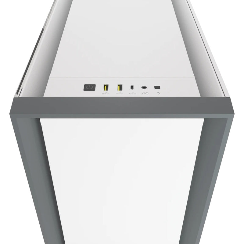 Corsair 5000D Tempered Glass Mid-Tower ATX PC Case (White) (CS-CC ...