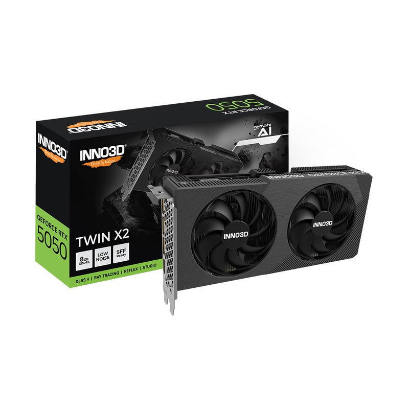 INNO3D GeForce RTX 5050 TWIN X2 8GB GDDR6 Graphics Card