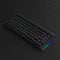 Akko 5075S Shine-Through RGB Hot-Swappable Mechanical Keyboard Black (Wine White)
