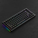 Akko 5075S Shine-Through RGB Hot-Swappable Mechanical Keyboard Black (Wine White)
