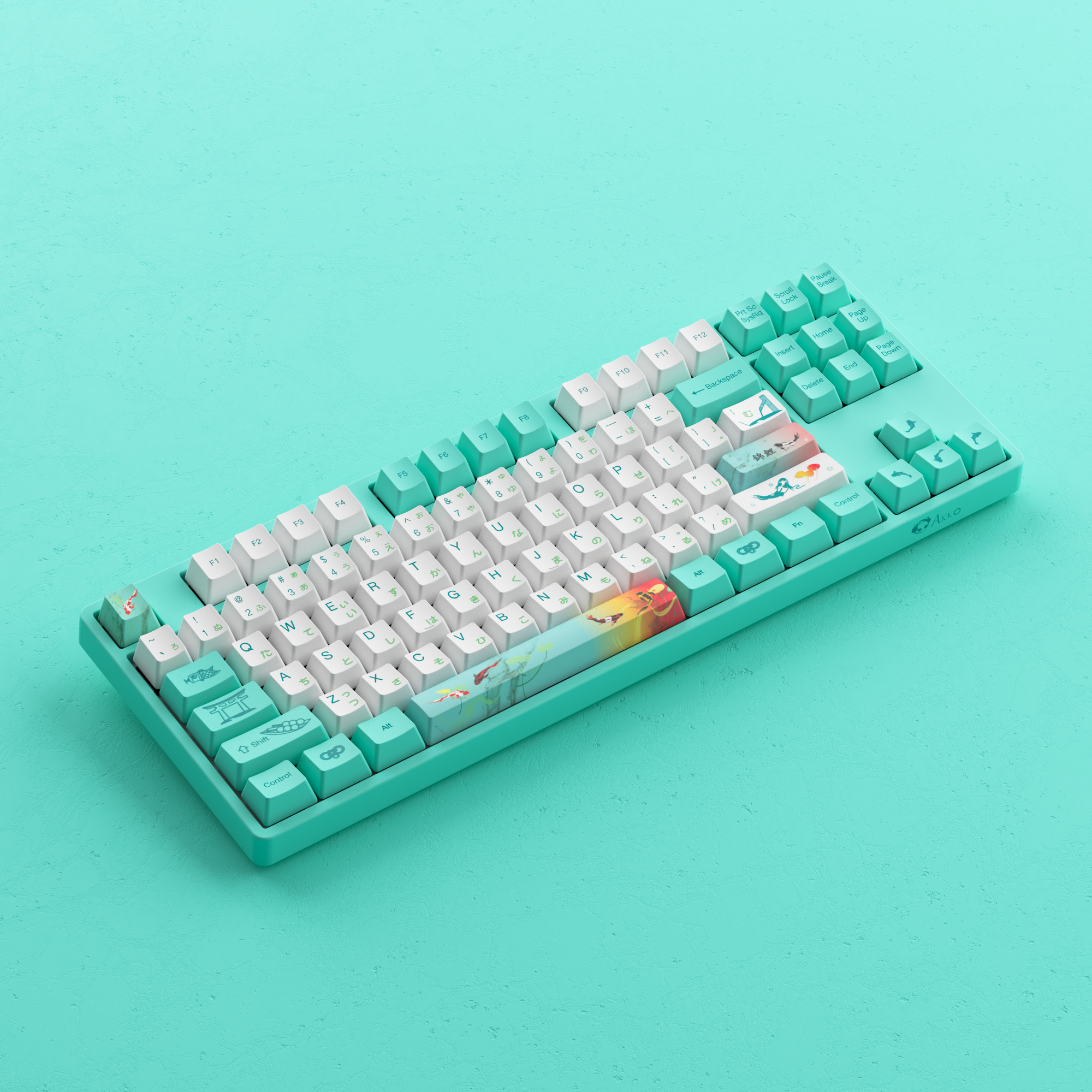 Akko Monets Pond 5087S VIA QMK Wired RGB Hot-Swappable Mechanical Keyboard | DataBlitz