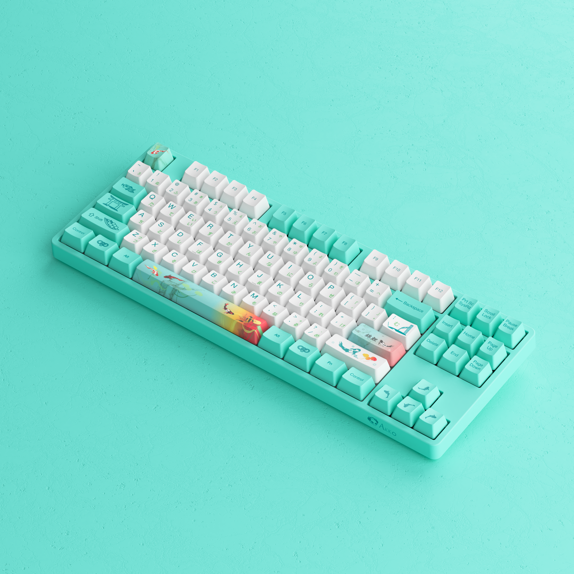 Akko Monets Pond 5087S VIA QMK Wired RGB Hot-Swappable Mechanical Keyboard | DataBlitz