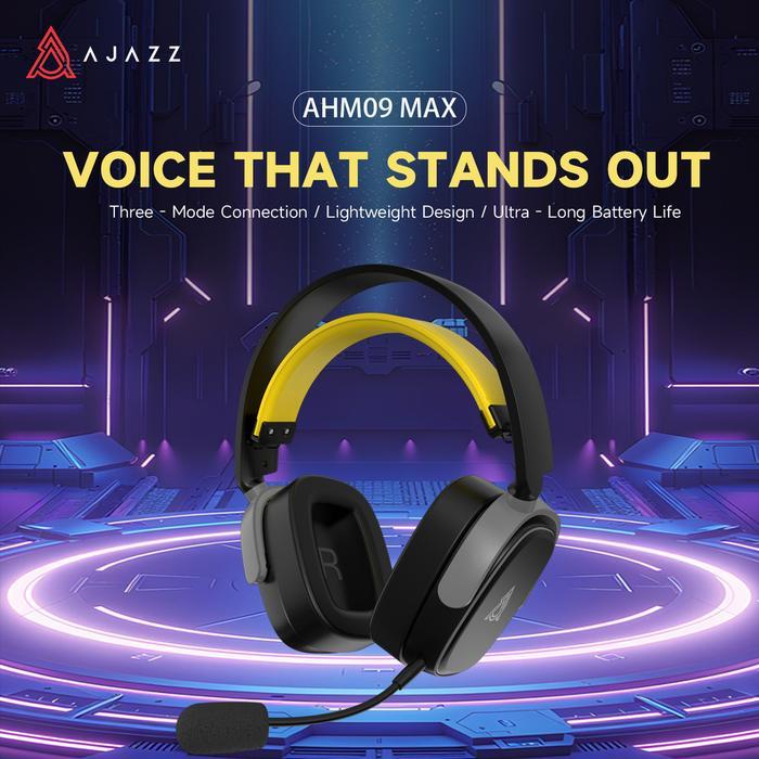 Ajazz AHM09 MAX Tri-mode Headphone | DataBlitz