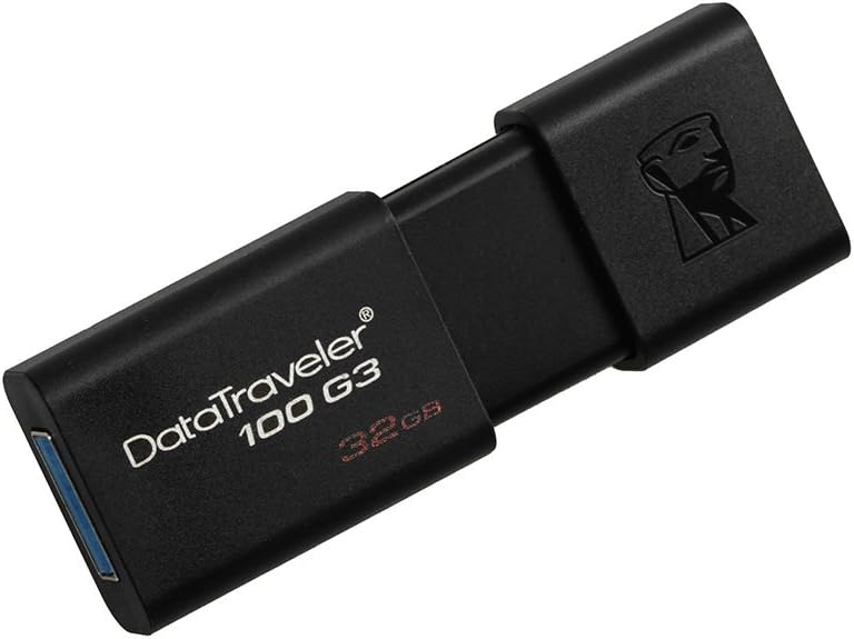 Datatraveler 100gb Usb Stick Kingston DT 100 G3 32GBFR (Black)