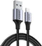 UGreen Lightning To USB 2.0 A Male Cable - 1M (Black) (US199/60156)