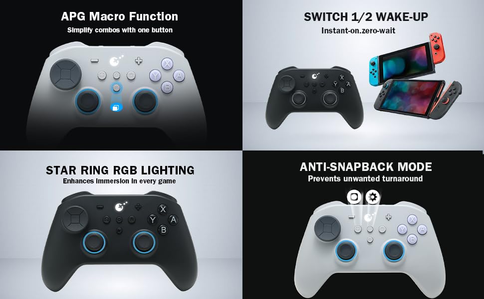 Gulikit TT Max Controller NS69 (Retro, Black)