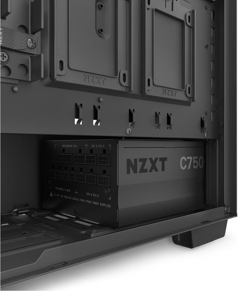 NZXT C750 750W 80+ Gold Semi-Modular ATX Power Supply (PA-7G1BB-US)