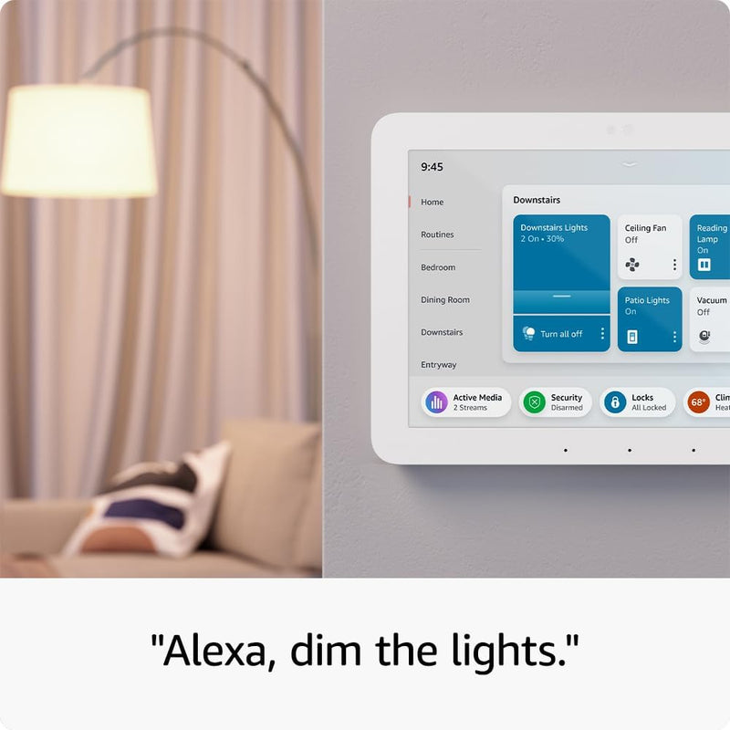 Amazon Echo Hub 8" Smart Home Control Panel with Alexa (White)