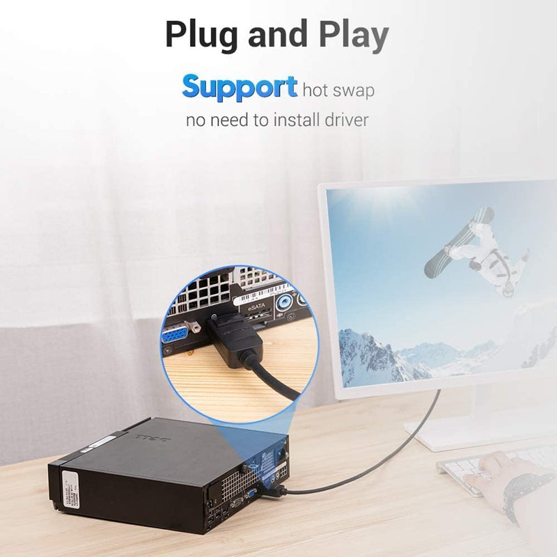 Vention 8K USB-C to DisplayPort Cable - 2M (CGYBH)