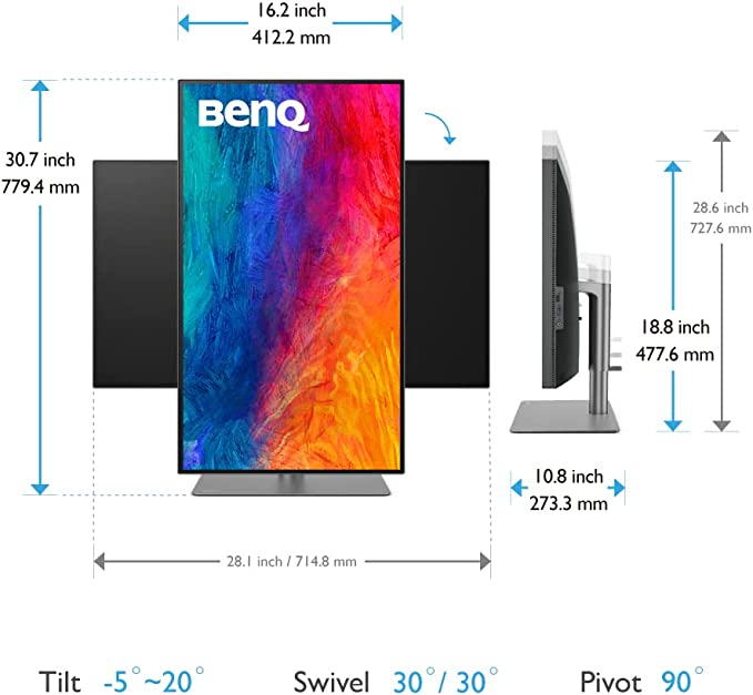 BenQ PD3220U 32" 4K UHD 60HZ P3 Thunderbolt 3