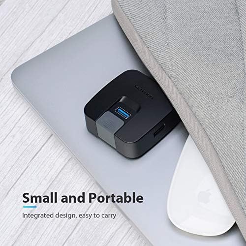 Vention Single Port USB 3.0/3-Port USB 2.0 Hub - 0.15M (CHABB)