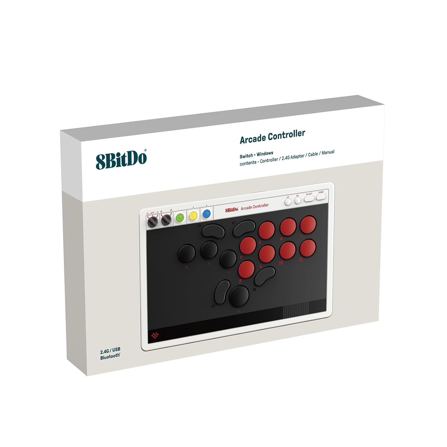 8Bitdo Arcade Controller for Nintendo Switch / Windows (80FG)