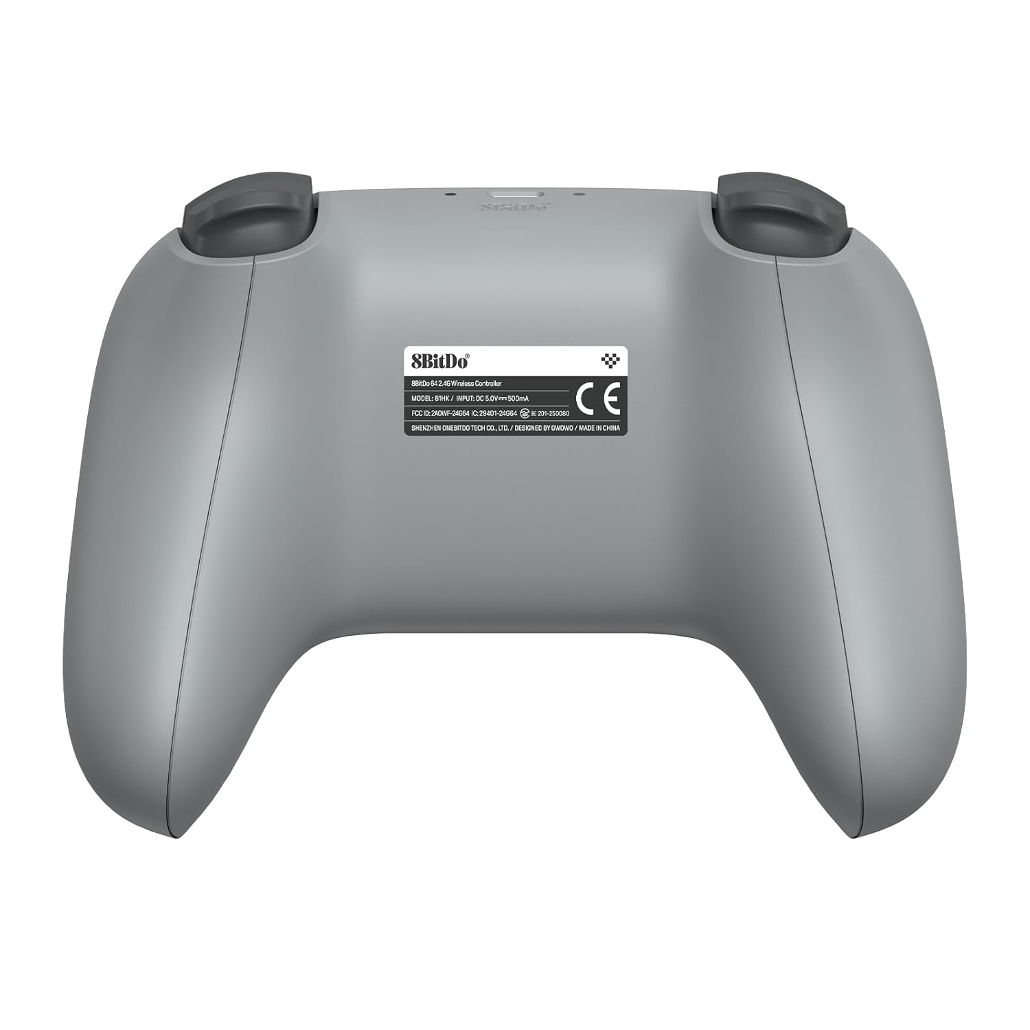 8BitDo 64 2.4G Wireless Controller for Original N64 Console / Analogue 3D / Windows (Grey) (81HK)
