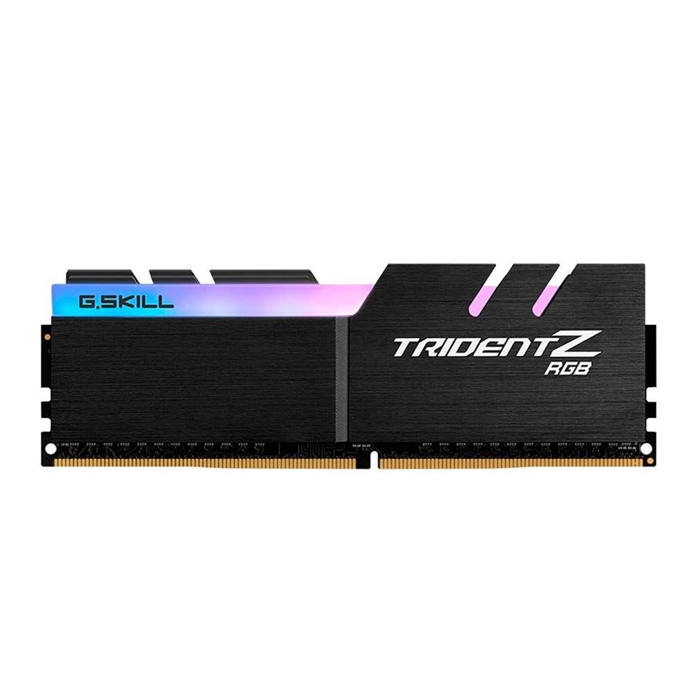 G.Skill Trident Z RGB 8GB (1x8GB) DDR4 3200 MT/s CL16-18-18-38 1.35V Intel XMP Memory Kit (Black)