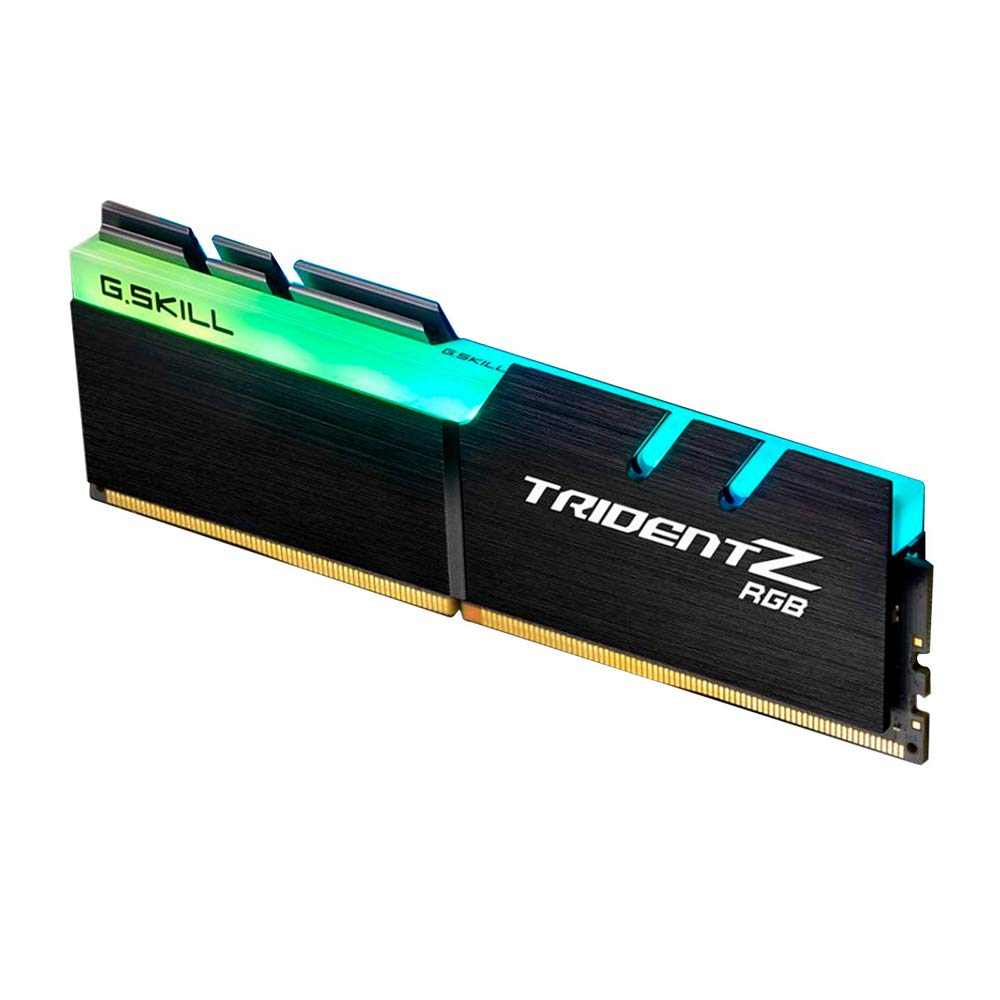 G.Skill Trident Z RGB 16GB (1x16GB) DDR4 3600 MT/s CL18-22-22-42 1.35V Intel XMP Memory Kit (Black)