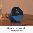 Amazon Echo Spot Smart Alarm Clock w/ Vibrant Sound and Alexa