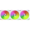 Lian Li Uni Fan AL120 V2 RGB 120mm Revolutionized Daisy-Chain ARGB Triple Fan (White) (UF-AL120V2-3W)