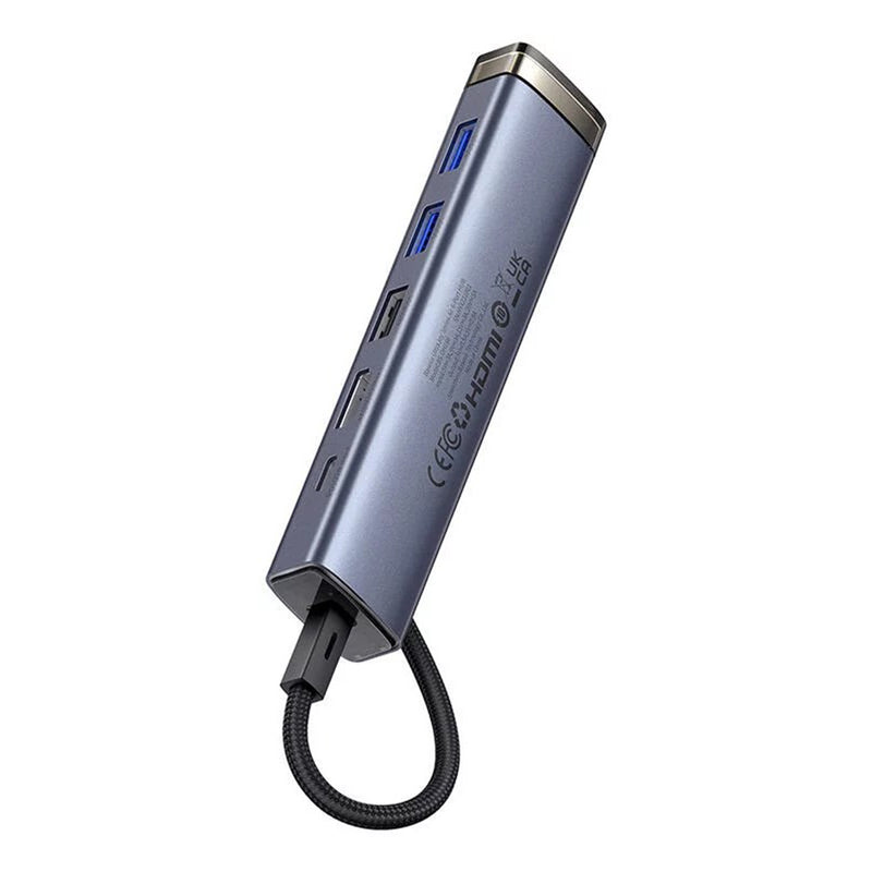 Baseus UltraJoy Series 6-Port Hub Air USB-C to HDMI 4K@60Hz + 3xUSB 3.0 + PD