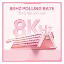 Onikuma G69 68 Keys RGB Wired Magnetic Switch Keyboard (Pink)