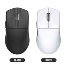 E-Yooso X-44 Pro+ Lightweight Tri-Mode Gaming Mouse (Black, White)
