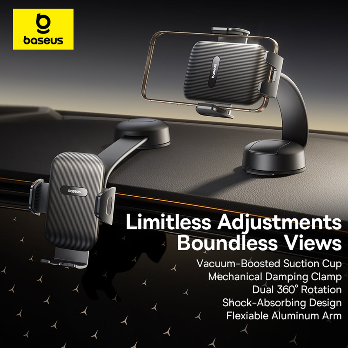 Baseus PrimeTrip C03 Air Clamping Car Mount (C0013C01)