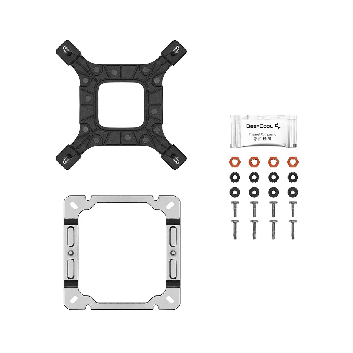 DeepCool AK500S Digital SE CPU Cooler with a Status Display (Black, White)