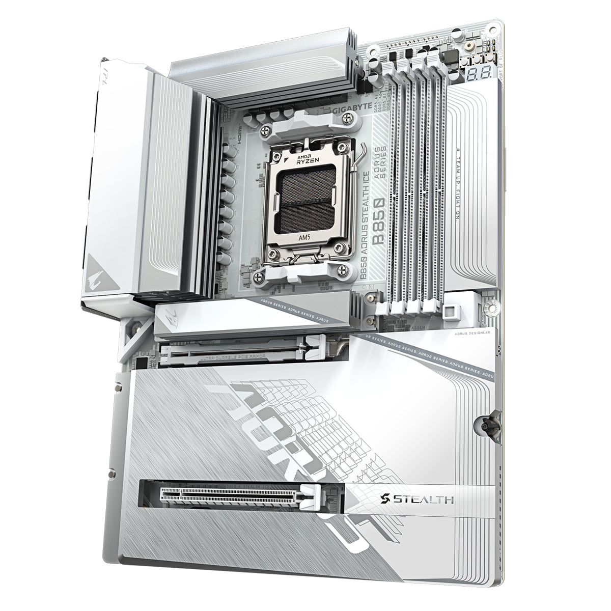 Gigabyte B850 Aorus Stealth Ice DDR5 Gaming MotherBoard