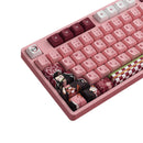 Akko Demon Slayer Nezuko 5108B Plus Multi-Modes RGB Hot-Swappable Mechanical Keyboard (Akko V3 Cream Yellow Pro)