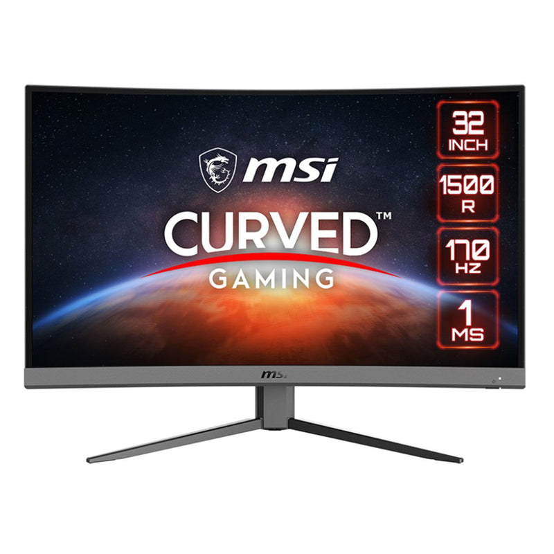 MSI G32C4 E2 31.5" FHD 170HZ 1MS Adaptive Sync Curved Gaming Monitor