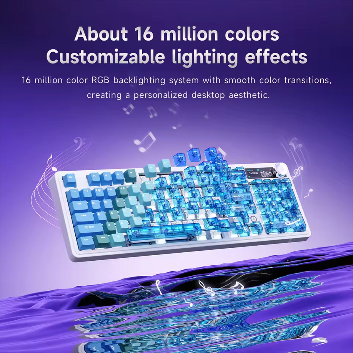 Ajazz AK980 V2 Pro RGB Tri-Mode Mechanical Keyboard 